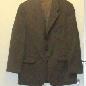 Chaps Ralph Lauren Houndstooth Jacket 40R Vintage 70's 100% Pure Wool  A-1115